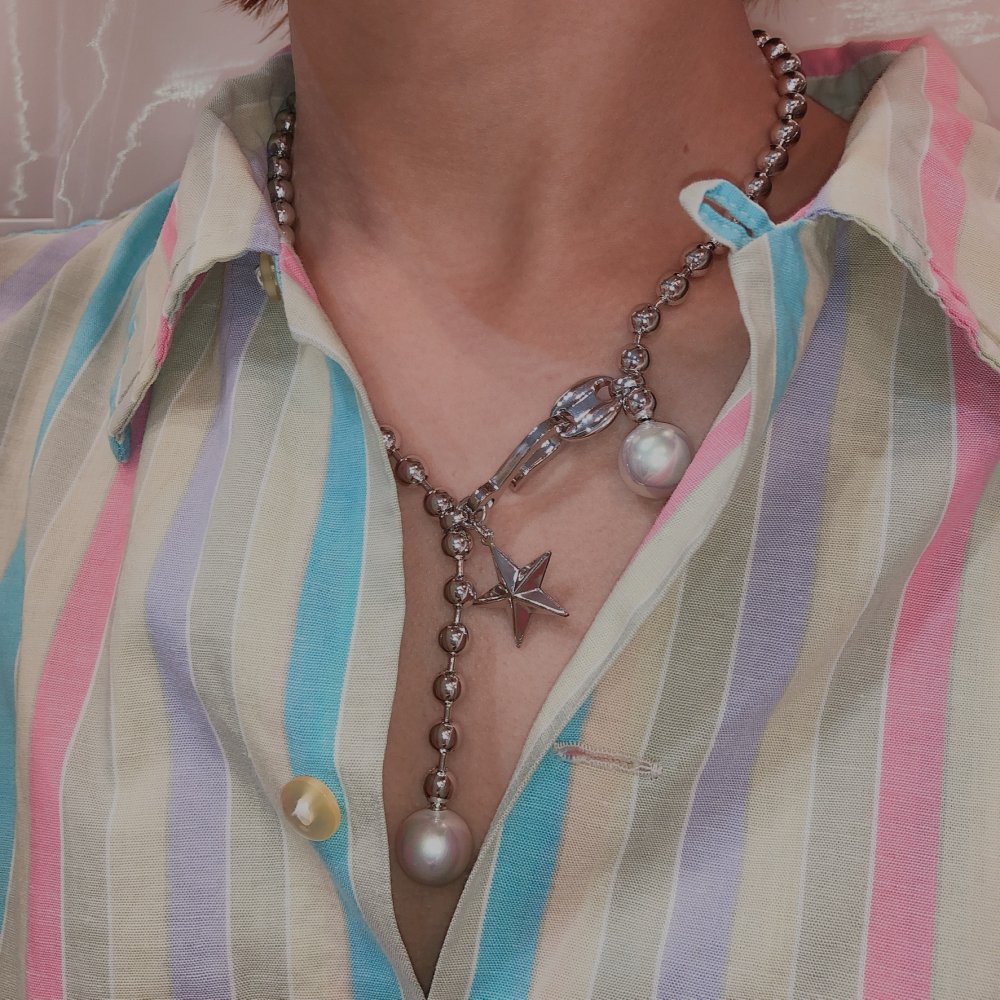 Unique B necklace   
