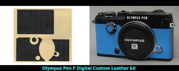 Olympus Pen F Digital用貼り革キット - Aki-Asahi Custom Camera Coverings