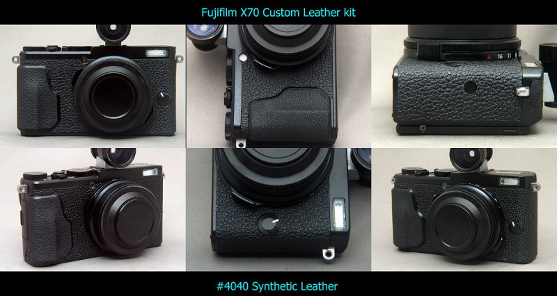 Fujifilm X70用貼り革キット - Aki-Asahi Custom Camera Coverings