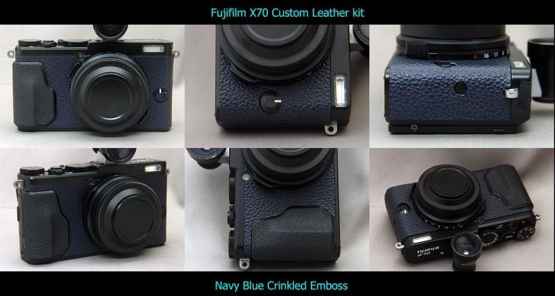 Fujifilm X70用貼り革キット - Aki-Asahi Custom Camera Coverings