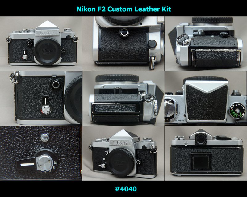 Nikon F2用貼り革キット - Aki-Asahi Custom Camera Coverings