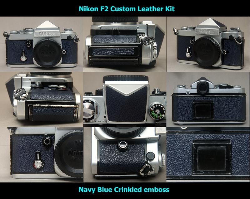 Nikon F2用貼り革キット - Aki-Asahi Custom Camera Coverings
