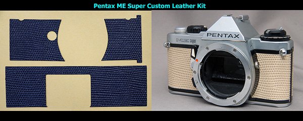 Pentax ME Super用貼り革キット - Aki-Asahi Custom Camera Coverings