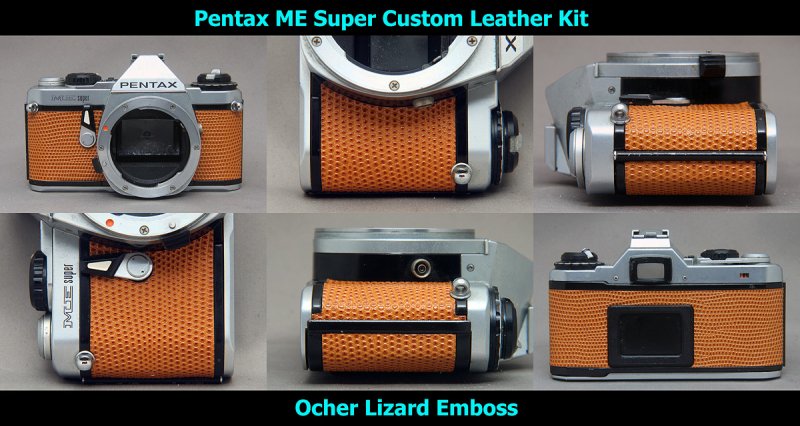 Pentax ME Super用貼り革キット - Aki-Asahi Custom Camera Coverings