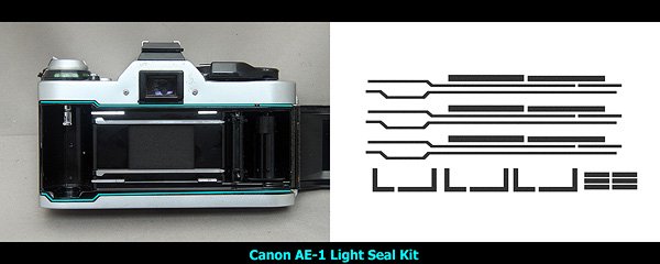 Canon AE-1 用モルト貼り替えキット - Aki-Asahi Custom Camera Coverings