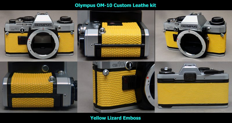 Olympus OM-10 用貼り革キット - Aki-Asahi Custom Camera Coverings