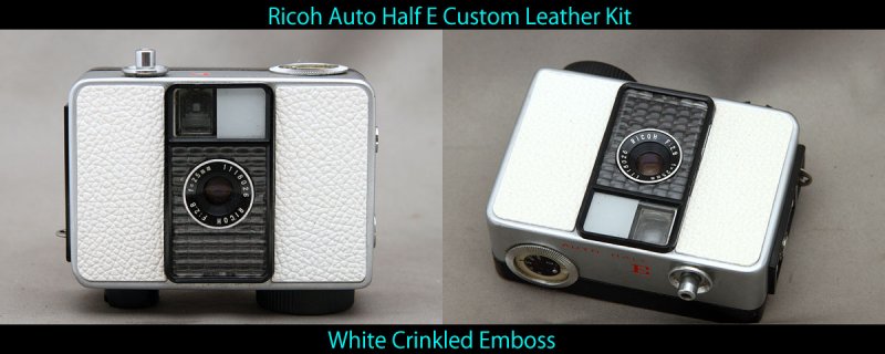 Ricoh Auto Half E用貼り革キット - Aki-Asahi Custom Camera Coverings