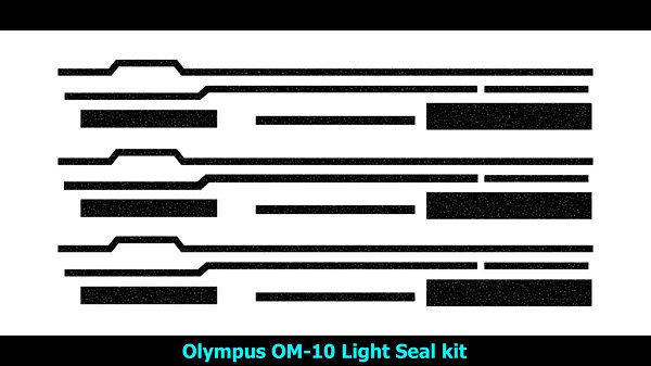 Olympus OM10用モルト貼り替えキット - Aki-Asahi Custom Camera Coverings