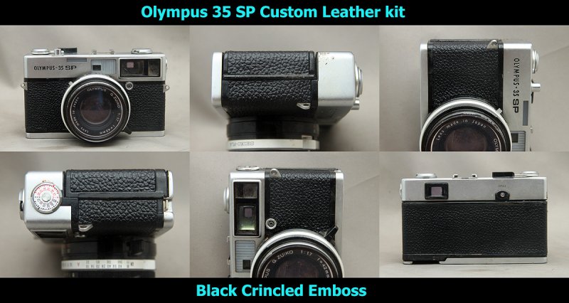 Olympus 35SP 用貼り革キット - Aki-Asahi Custom Camera Coverings