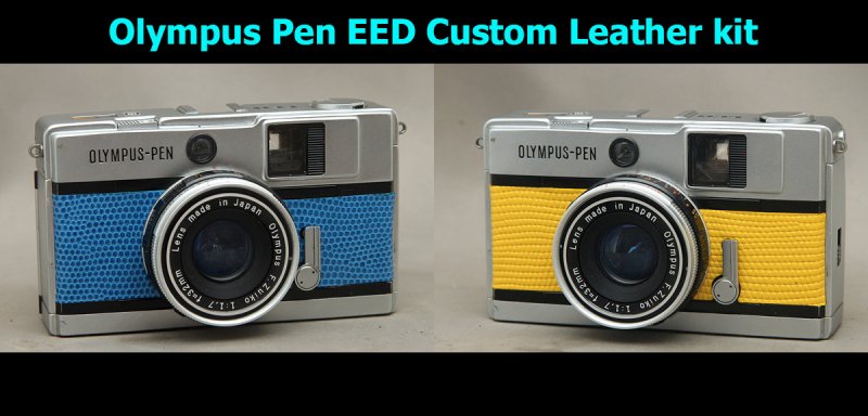 Olympus Pen EED 用貼り革キット - Aki-Asahi Custom Camera Coverings