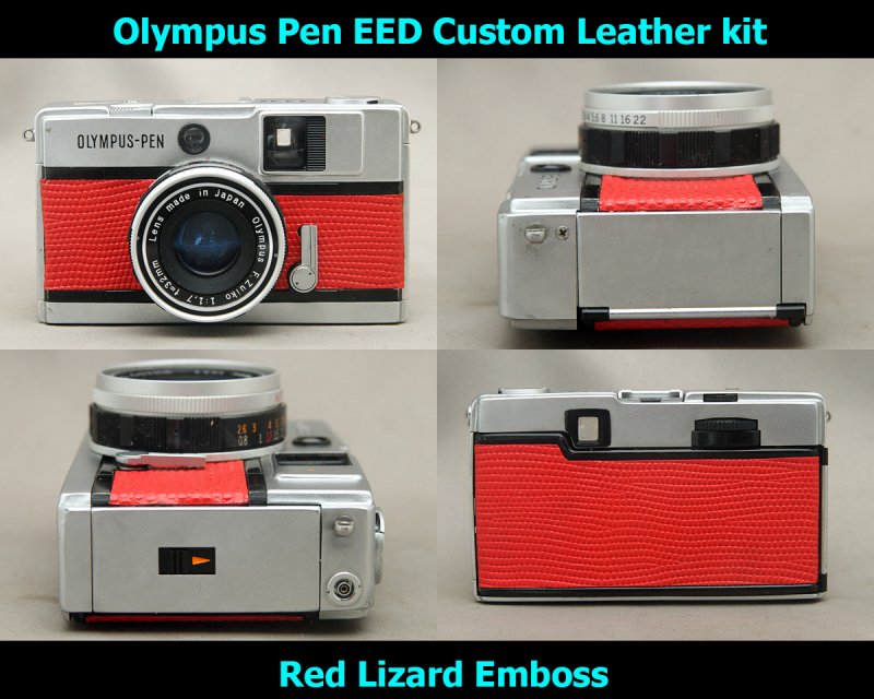 Olympus Pen EED 用貼り革キット - Aki-Asahi Custom Camera Coverings