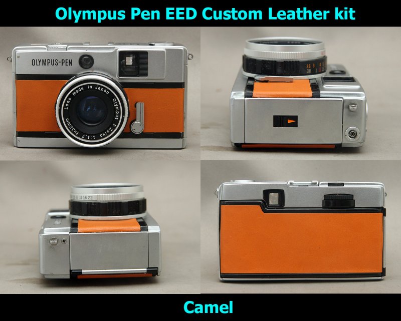 Olympus Pen EED 用貼り革キット - Aki-Asahi Custom Camera Coverings