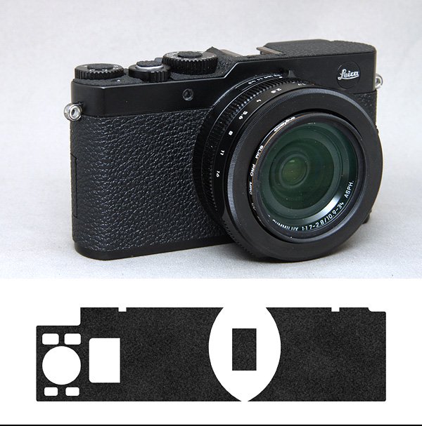 ライカ D-Lux109用 カット済み貼り替え革 - Aki-Asahi Custom Camera 