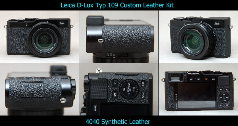 ライカ D-Lux109用 カット済み貼り替え革 - Aki-Asahi Custom Camera Coverings