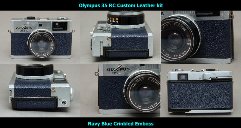 Olympus 35RC用貼り革キット - Aki-Asahi Custom Camera Coverings