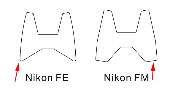 Nikon FM/Nikon FE用カット済み貼り替え革 - Aki-Asahi Custom Camera Coverings