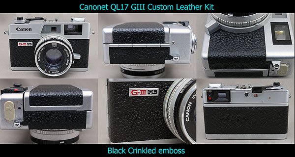 Canonet QL17/QL17GIII貼り革キット - Aki-Asahi Custom Camera Coverings