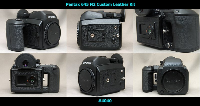 カメラ フィルムカメラ Pentax 645N2貼り革キット - Aki-Asahi Custom Camera Coverings