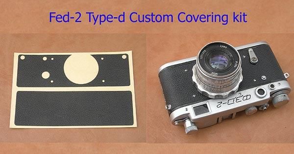 ロピア 爆買い - type-d用貼り革キット type-c/ Fed-2 Aki-Asahi Camera Custom フィルムカメラ
