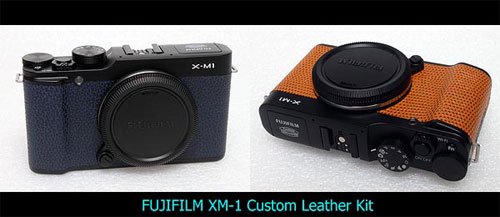 FUJIFILM X-M1/ X-M2 / X-A1/ X-A2 用貼り革キット - Aki-Asahi Custom 