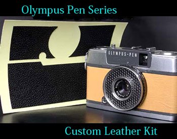 Olympus Penシリーズ 専用貼り革キット - Aki-Asahi Custom Camera Coverings