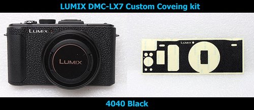 Sociaal ziel BES Panasonic Lumix LX7 用貼り革キット（4008（黒）／チェリーウッド） - Aki-Asahi Custom Camera  Coverings