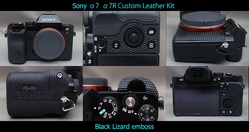 Sony α7/α7R/α7S 用貼り革キット - Aki-Asahi Custom Camera Coverings