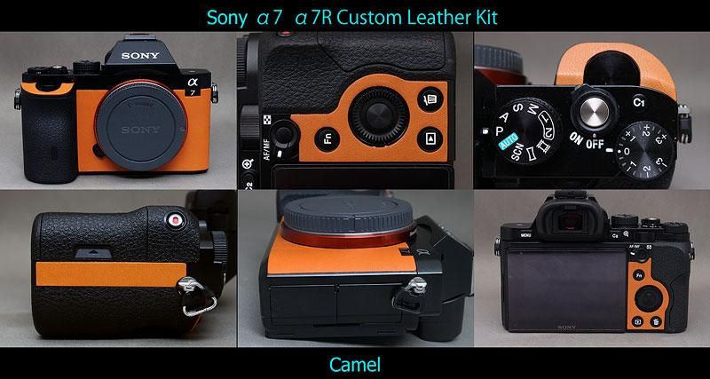Sony α7/α7R/α7S 用貼り革キット - Aki-Asahi Custom Camera Coverings