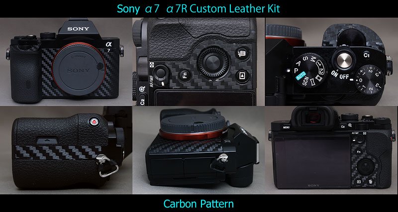 Sony α7/α7R/α7S 用貼り革キット - Aki-Asahi Custom Camera Coverings