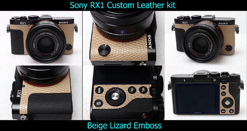 Sony RX1用カラー貼り革キット - Aki-Asahi Custom Camera Coverings