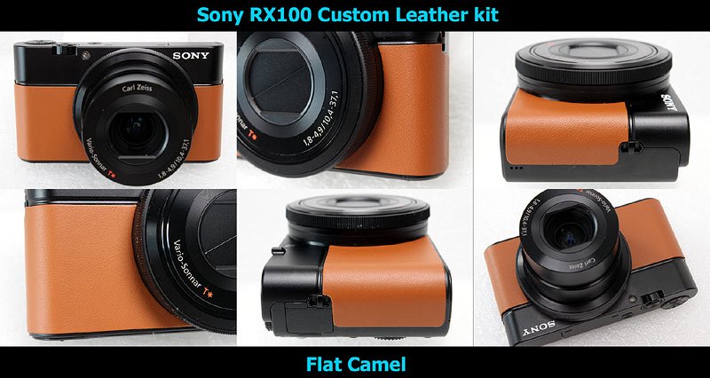 Sony DSC RX100 用カラー貼り革キット - Aki-Asahi Custom Camera Coverings