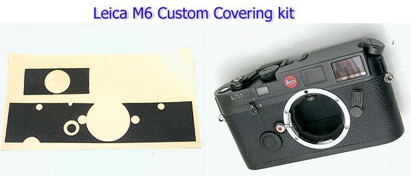 ライカ M6/MP用 カット済み貼り替え革 - Aki-Asahi Custom Camera Coverings