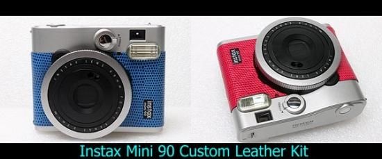 チェキ Instax Mini 90 用貼り革キット - Aki-Asahi Custom Camera Coverings