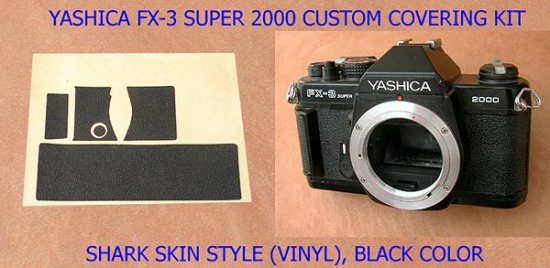 Yashica FX-3 Super2000用カット済み貼り替え革 - Aki-Asahi Custom Camera Coverings