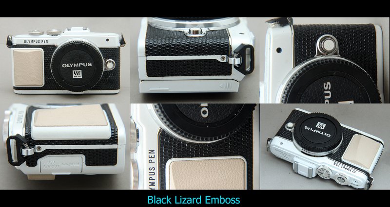 Olympus E-PL7 カット済み貼り革キット - Aki-Asahi Custom Camera