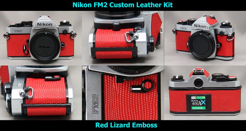 Nikon FM2用貼り革キット - Aki-Asahi Custom Camera Coverings