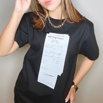 MICALLE MICALLE account double receipt Tシャツ 