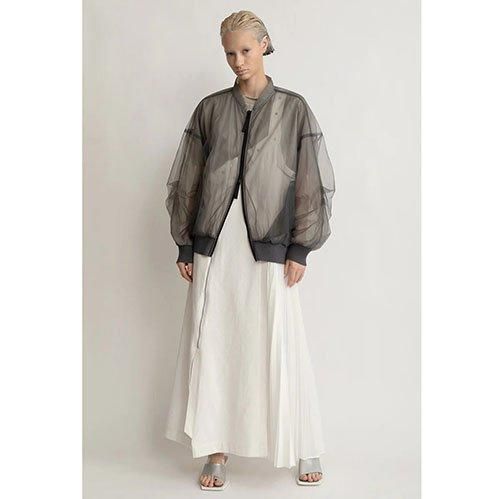 AULA AILA シアーブルゾン 白 AULA AILA（アウラアイラ）の「シアーブルゾン（ブルゾン）」 - WEAR