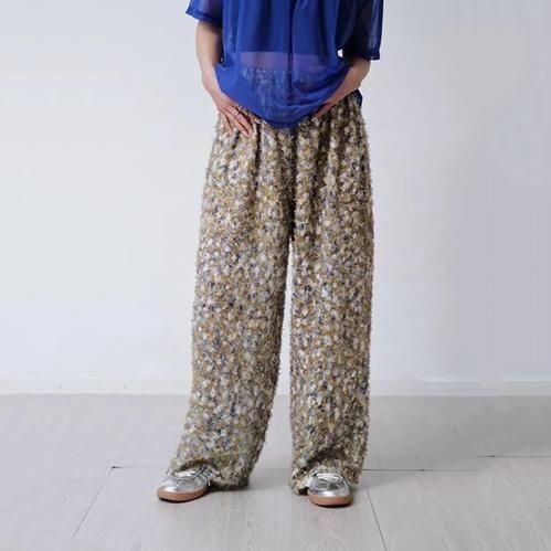 HCAEshaggy wide pants