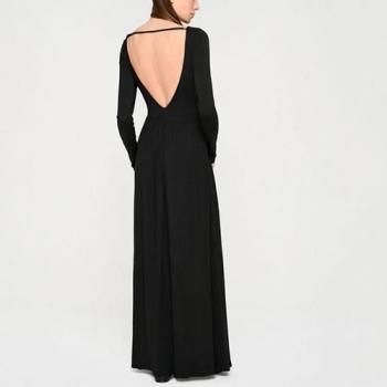 デターム determ Collagen V-Back Flared Dress Collagen Cardigan Dress – determ;