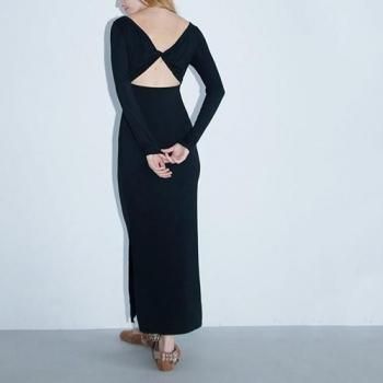 determ; Collagen Twisted Back Dress