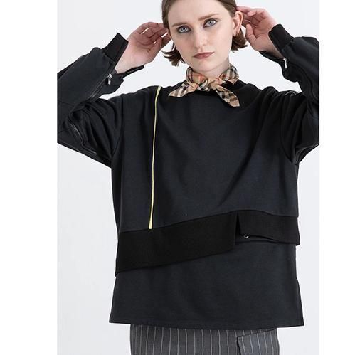 AULA AILA 2WAY PIPING PULLOVER | Levre