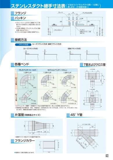 セクションベンド 1.5R 90° ステンレス製 - アナハイム 厨房設備ネット