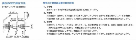 給気口・排煙口用 電気式手動開放装置（操作BOX） B-10 両極性対応型 - アナハイム 厨房設備ネット販売事業部  インボイス登録番号T1370001024332