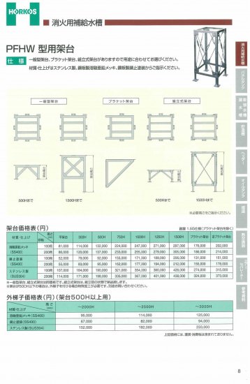 PFHW型用架台】溶融亜鉛メッキ(SS400) 100用/200用 - アナハイム 厨房