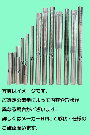 テラル 深井戸水中ポンプ ステンレス製 (井戸径150mm、ポンプ口径50-80mm) 羽根車SUS304製 50 Hz - アナハイム  厨房設備ネット販売事業部 インボイス登録番号T1370001024332