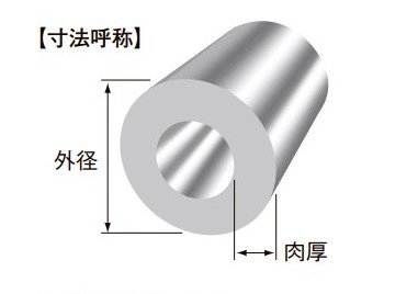 アルミ 17S 押出 丸管 外径 100mm × 肉厚 30mm - アナハイム 厨房設備