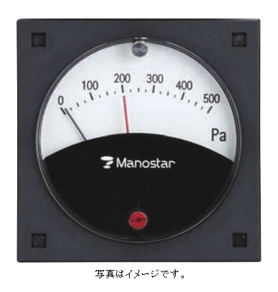 マノスターゲージ WO71PS(パネル角形 VT口金・置針1本付 垂直 マノスターゲージ WO71PS(パネル角形 VT口金・置針1本付 垂直
