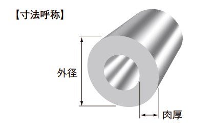 ステンレス 304 配管用 丸管 (TPA) 外径 48.6mm × 肉厚 4mm