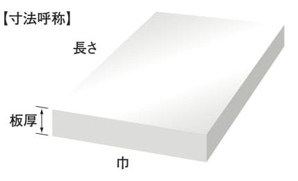 プラスチック タイバーウルトラスライド-SL 切板（白） 板厚 45mm